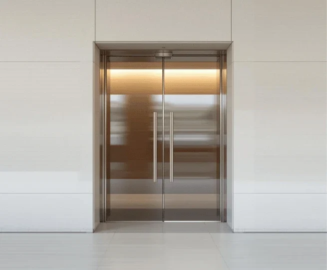 Floor Hinge Door, a custom UPVC doors by Gerha
