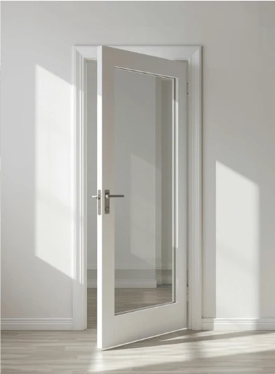 Swing Door — Glass, a custom UPVC doors by Gerha